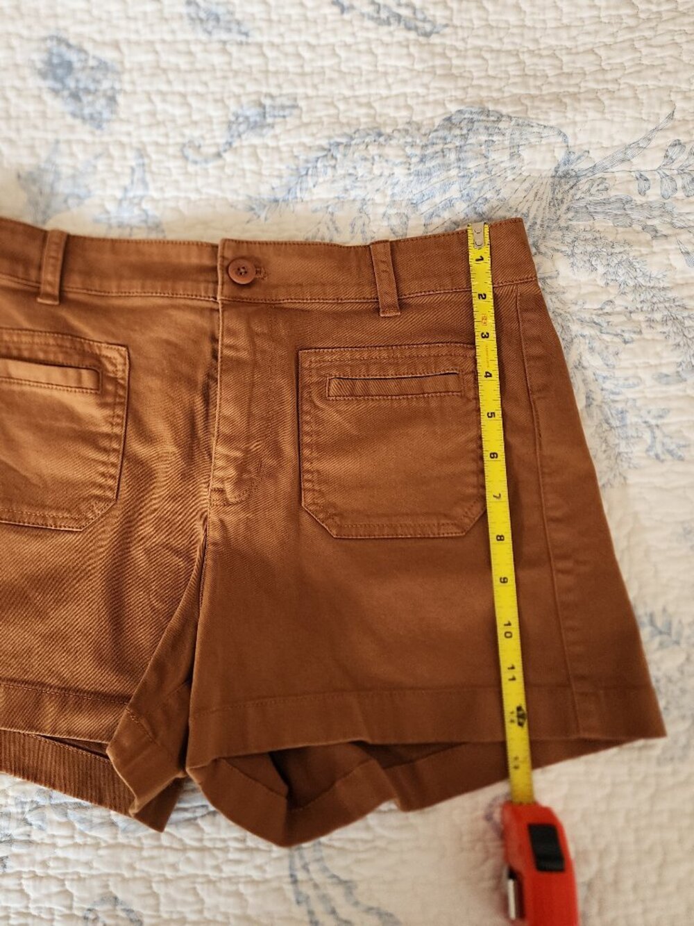 NWT J.Crew Utility Pocket Chino Shorts in Tobacco Brown - Picture 5 of 5